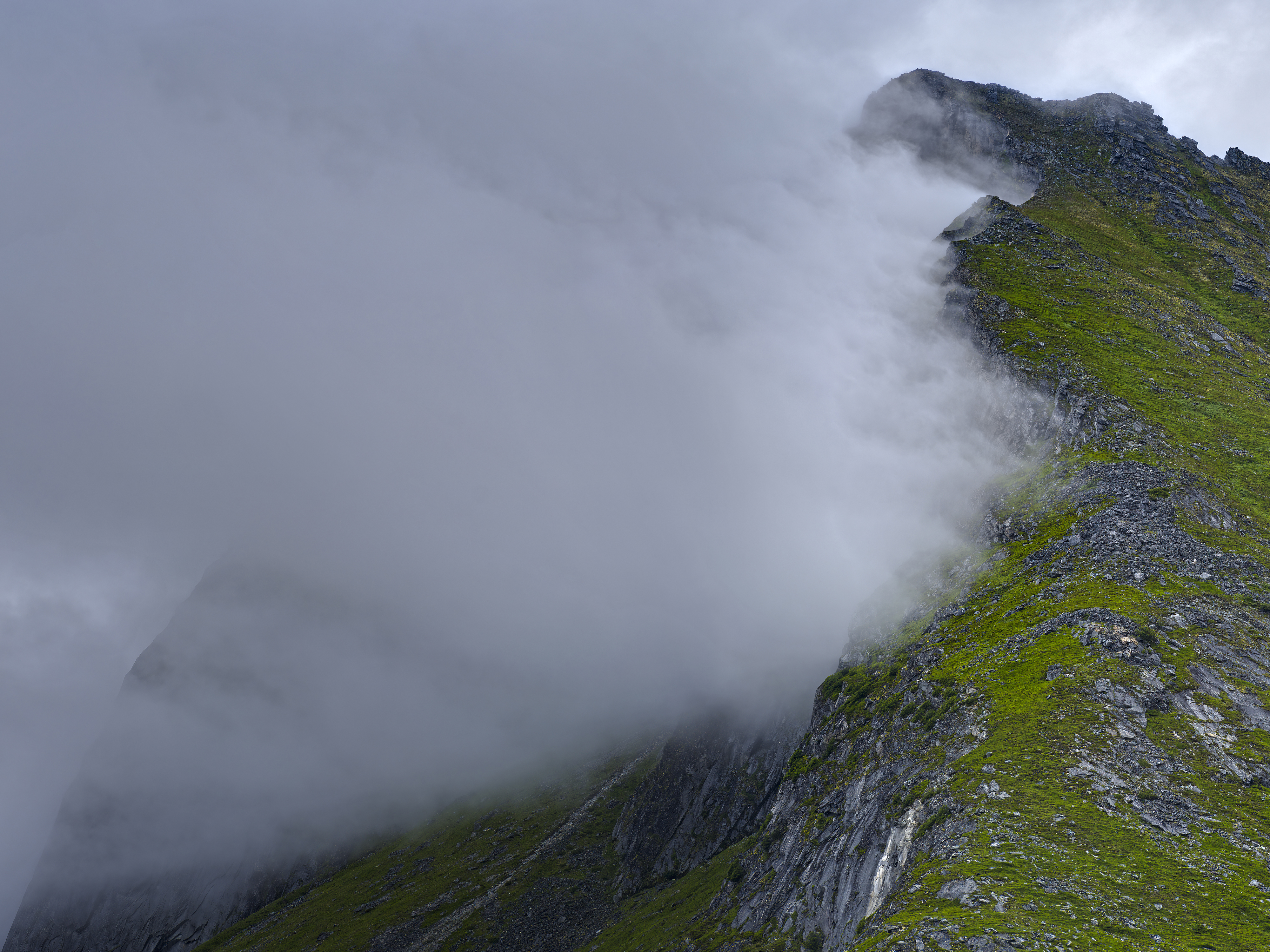 Wolkenbildung, Lofoten